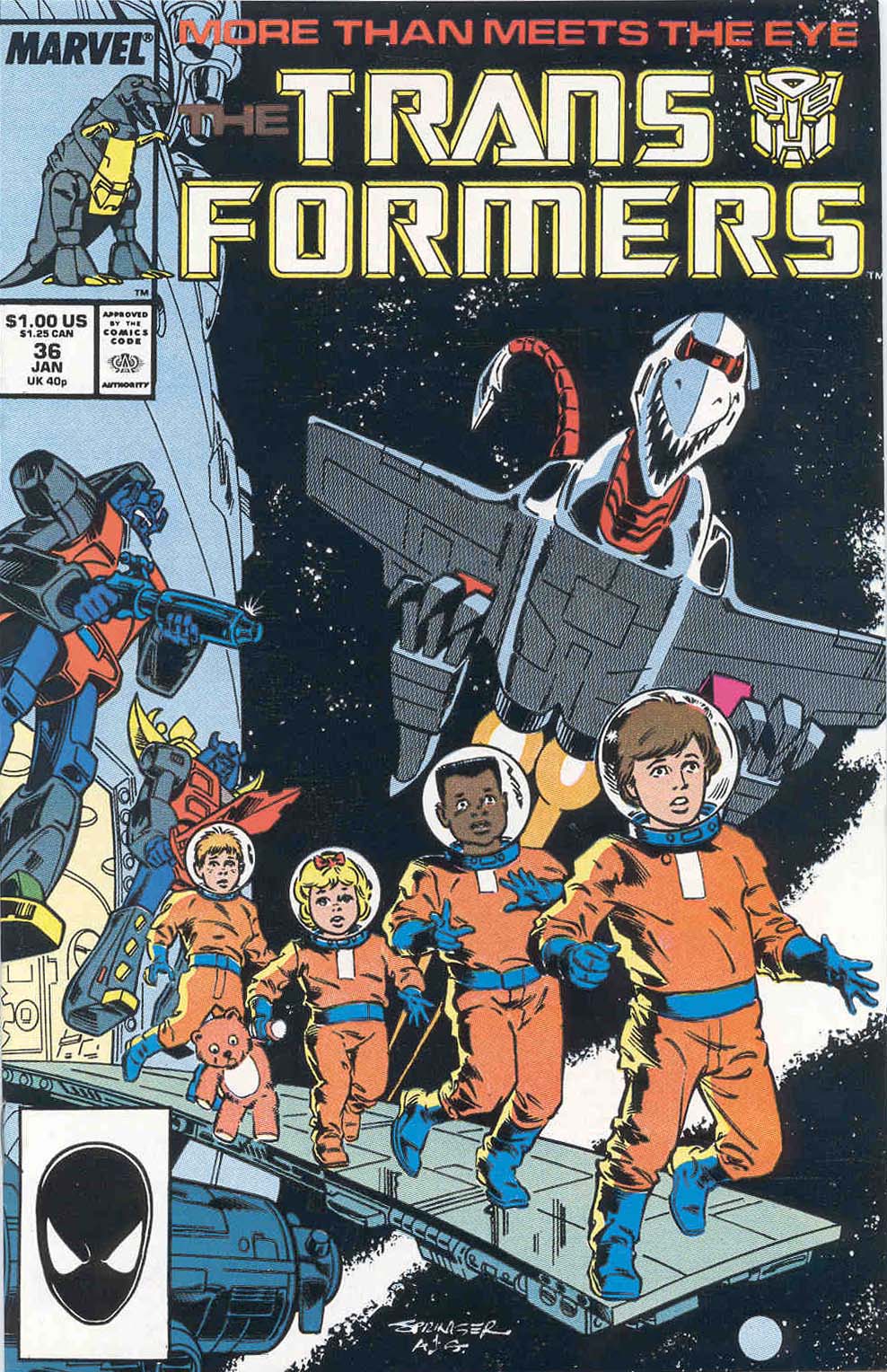 Read online The Transformers (1984) comic -  Issue #36 - 1