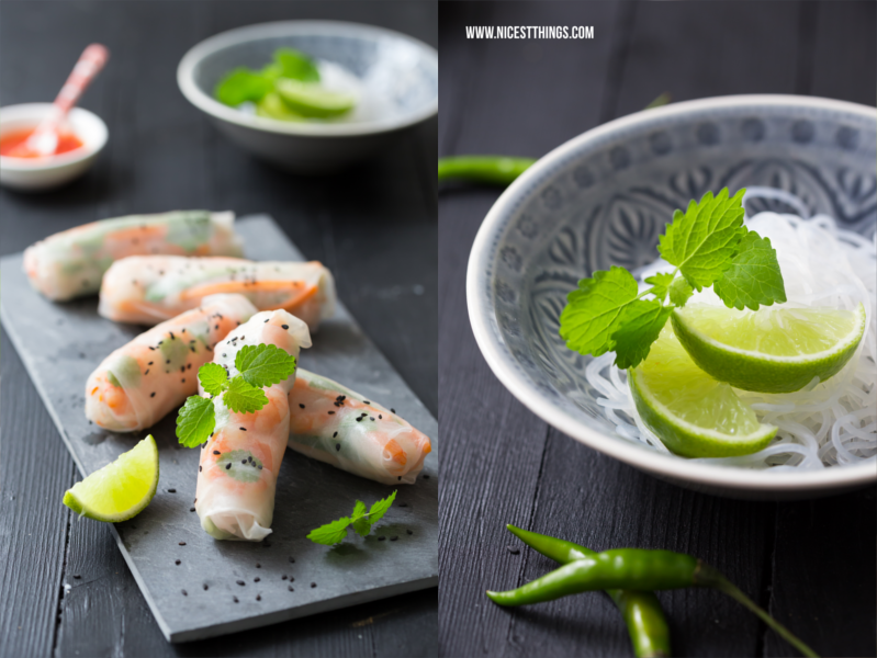 Summer Rolls Food Photography