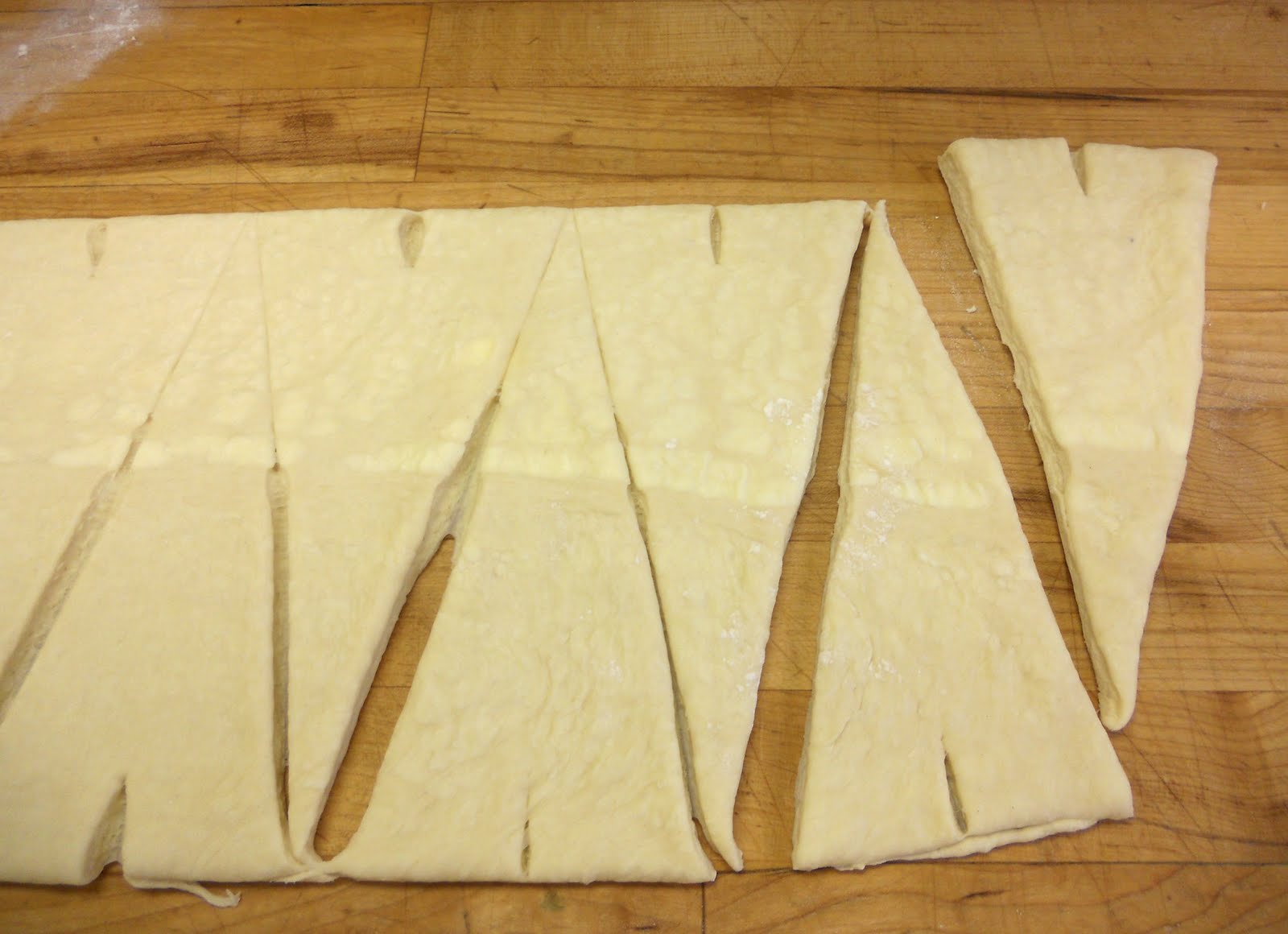 Spring 2011 Breakfast Pastries Croissant Dough Shaping and Baking