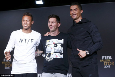 Messi va Neymar dat gia nhat the gioi, Ronaldo chi xep hang 3 - Anh 2