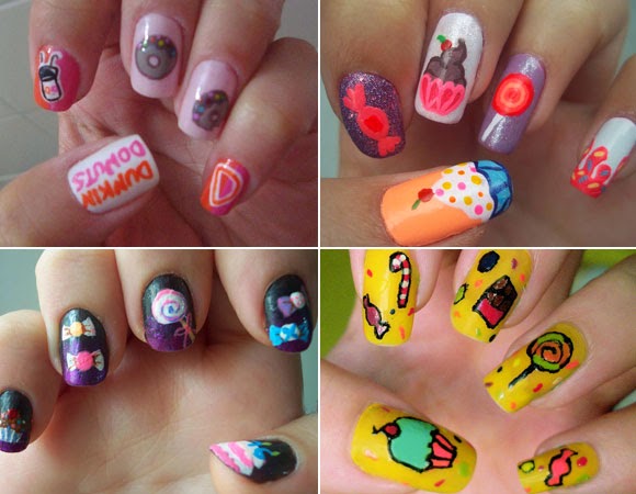 Imagenes con diseños de dulces para uñas - lindos decorados de uñas para ver gratis