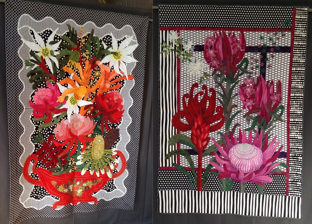 ON THE GRAPEVINE A Trip to Melbourne \ Australasian Quilt Convention