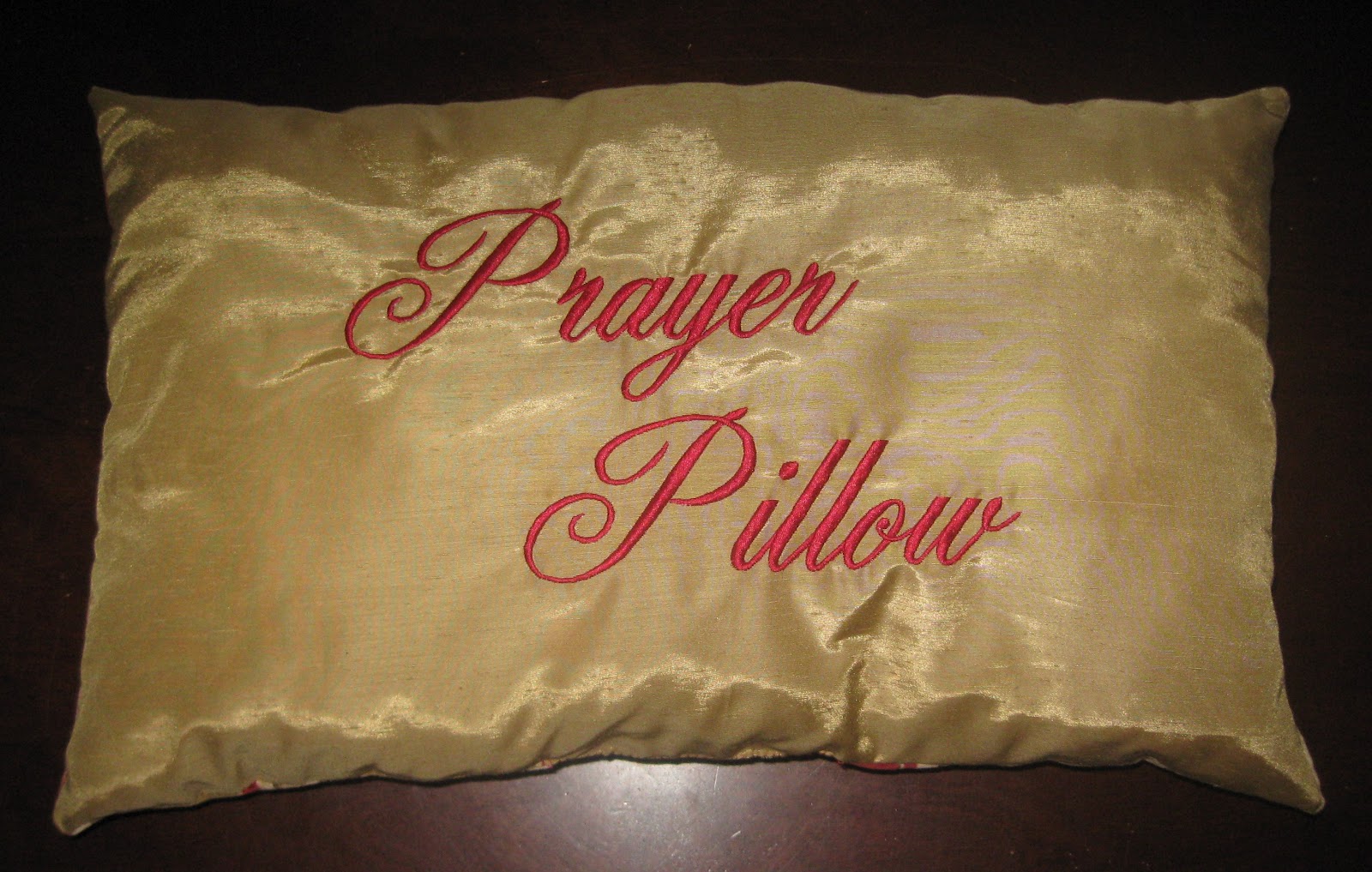 Ribbons and Rope Prayer Pillows