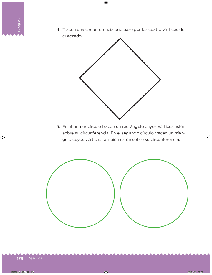 Diseños circulares - Desafíos matemáticos Bloque 5 2014-2015