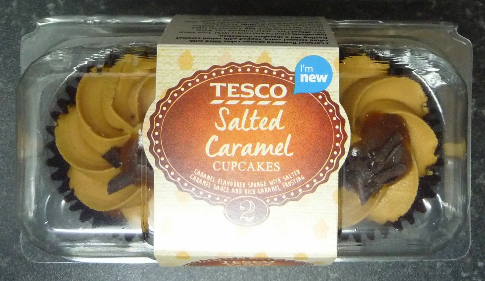 Something to look forward to Tesco Cupcakes Salted caramel