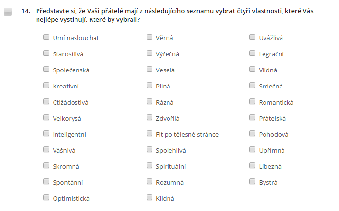 Studii si nechala vypracovat seznamovac agentura , internetovho przkumu toti vyplynulo, e zabr jedin bystr Pruzkum - ve o tmatu - Blesk