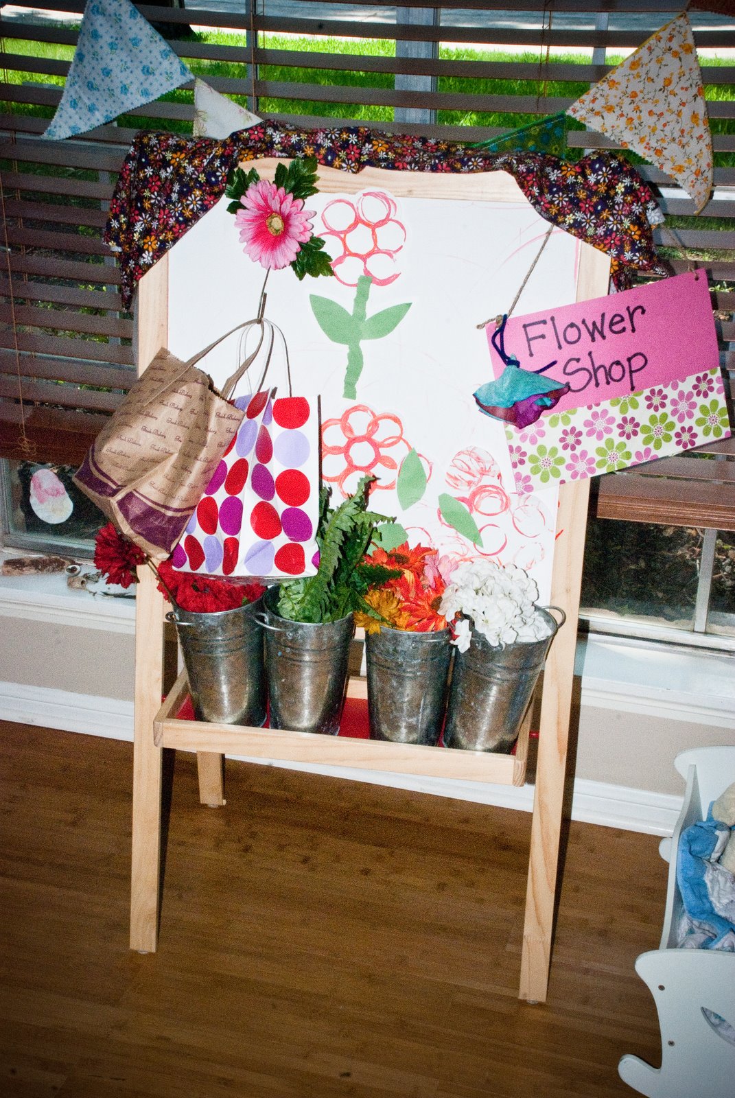 Teach Your Children Well Flower shop for dramatic play