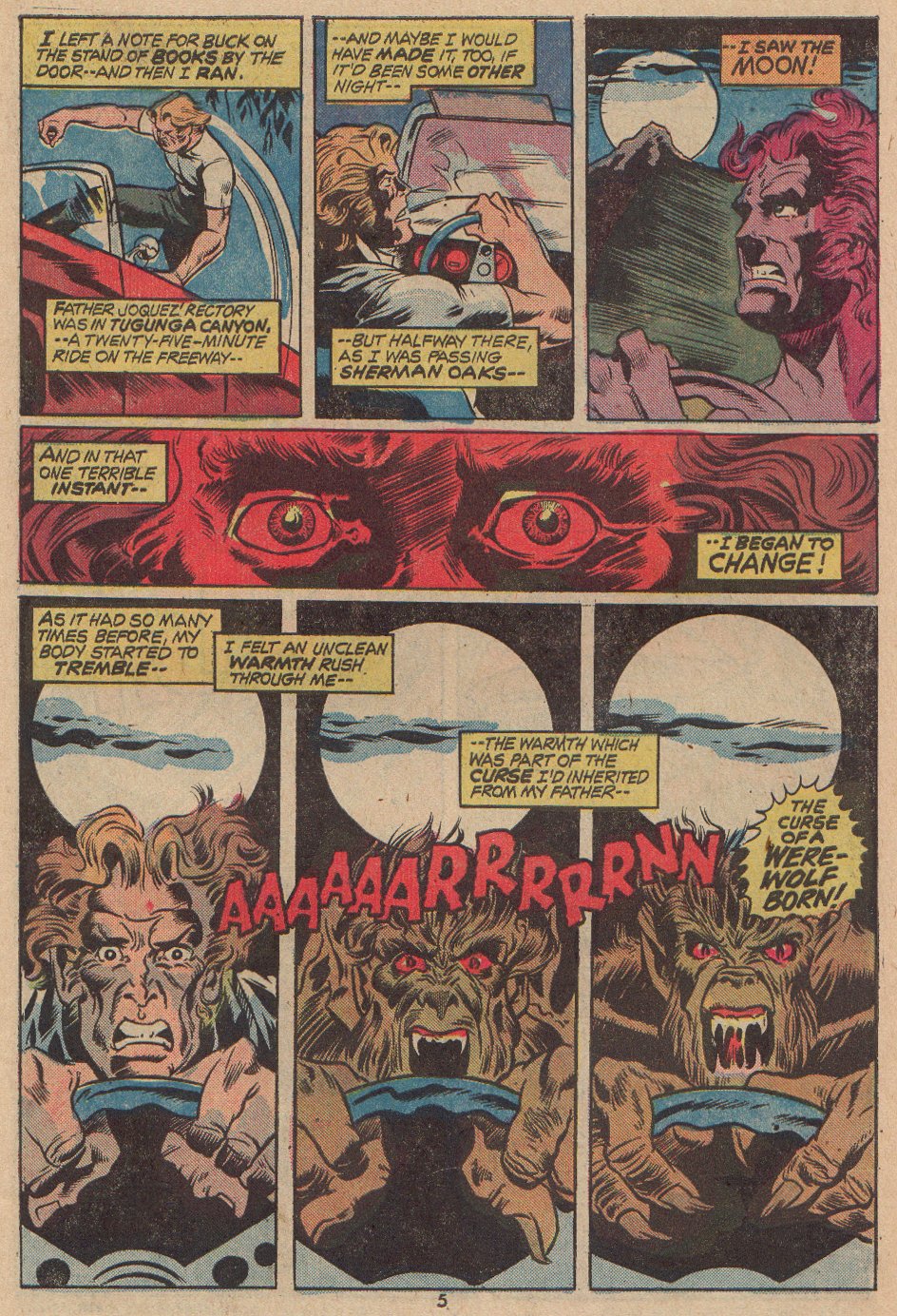 Werewolf by Night (1972) issue 3 - Page 5