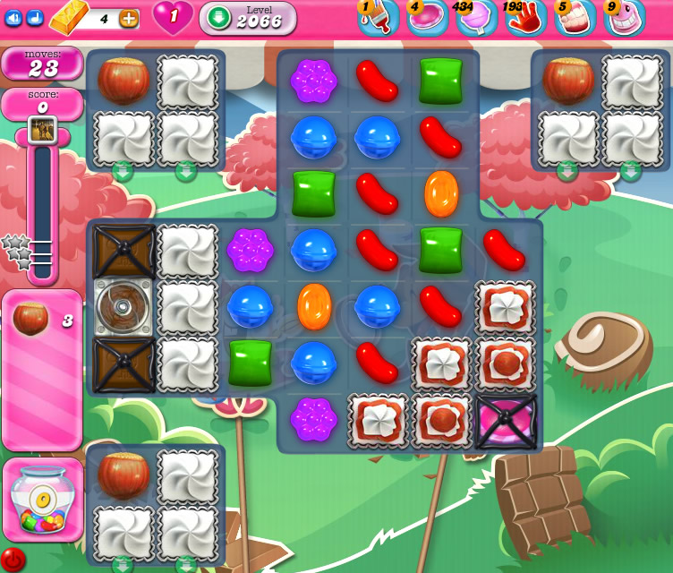 Candy Crush Saga level 2066 Candy Crush Saga level 2066