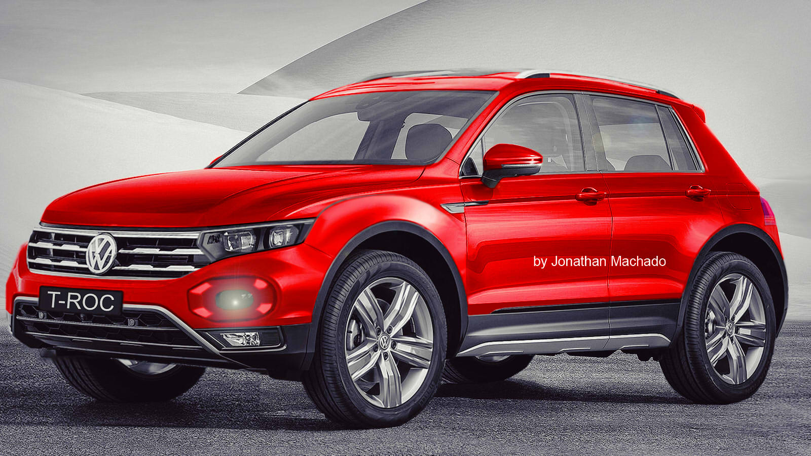 Carwp Photoshop Volkswagen T Roc 19 Novo Fox Golf Suv Rival Do Honda Hr V Vw