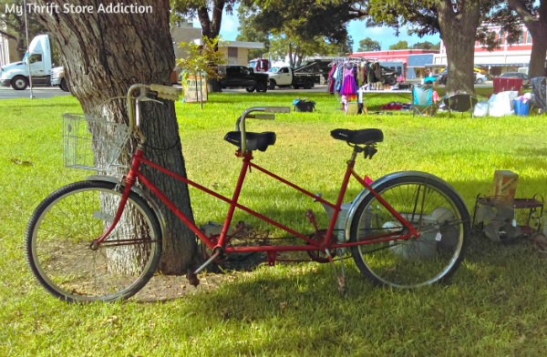 vintage tandem bike