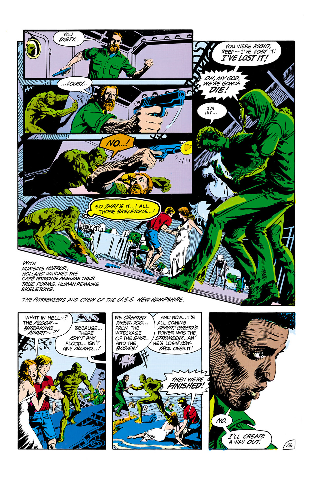 Read online Swamp Thing (1982) comic -  Issue #8 - 17