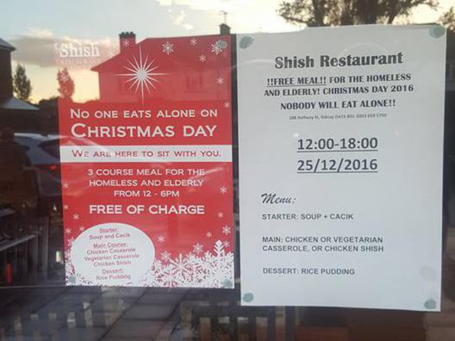 Beri Makanan Gratis Saat Natal, Restoran Muslim Ini Banjir Pujian