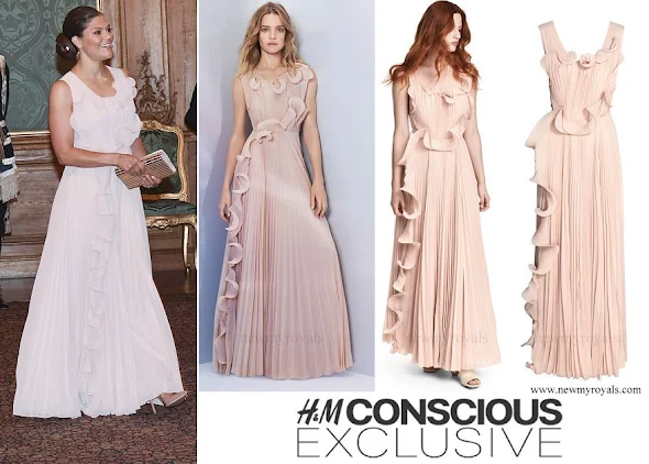 Crown Princess Victoria wore H&M Conscious Exclusive Dress