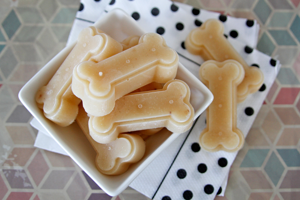 Dalmatian DIY {RECIPE} Bone Brothsicles Frozen Dog Treats