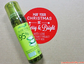 Always 21 Aloe Vera, Soothing Gel Mist, Be Merry& Bright, Beauty 2015, Beauty Review