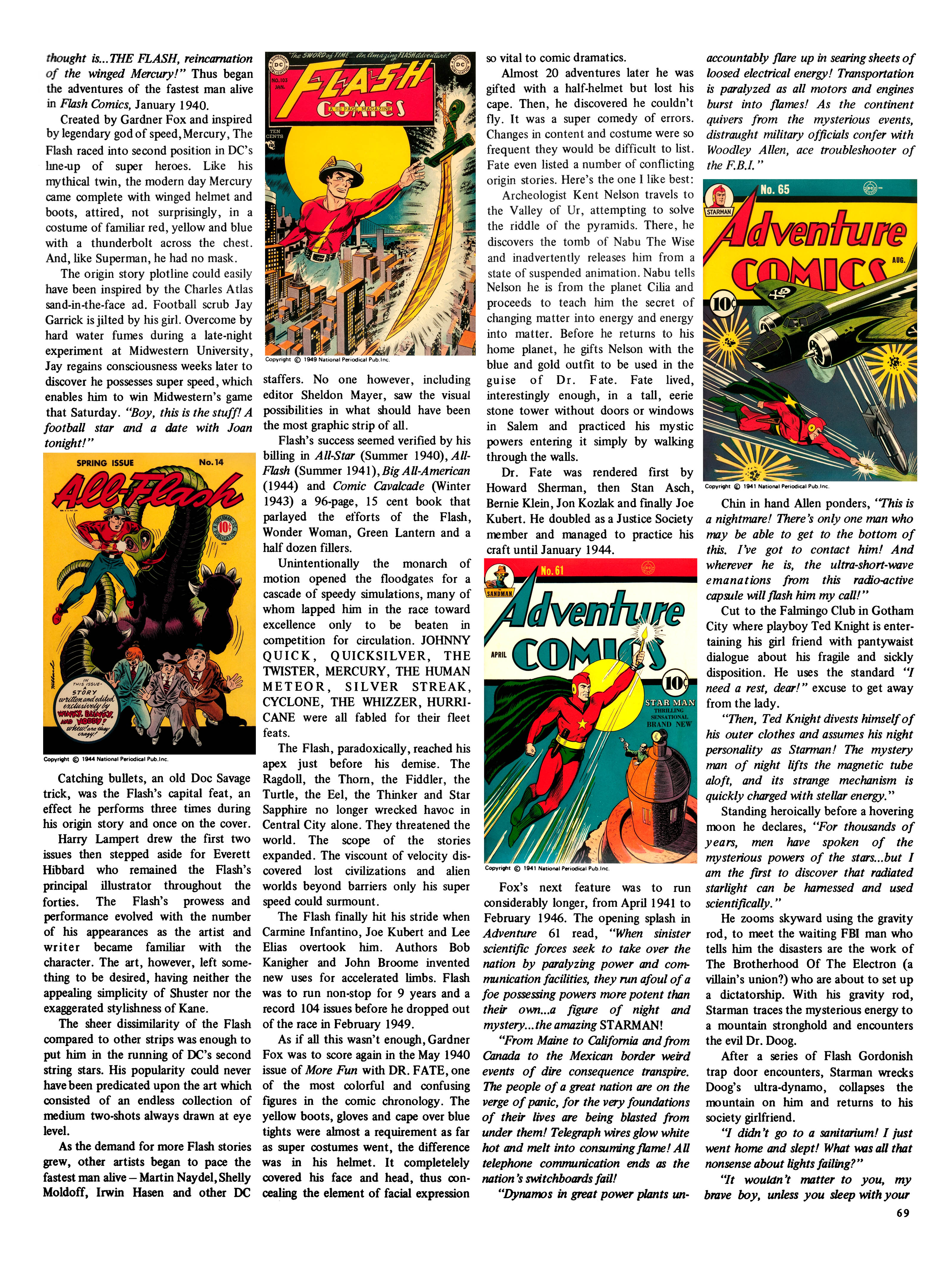 Read online The Steranko History of Comics comic -  Issue # TPB 1 - 69