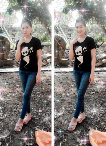 Co gai ban keo rong xinh dep o Hai Phong gay sot - Anh 6