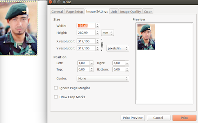 Image settings print GIMP Image settings print GIMP