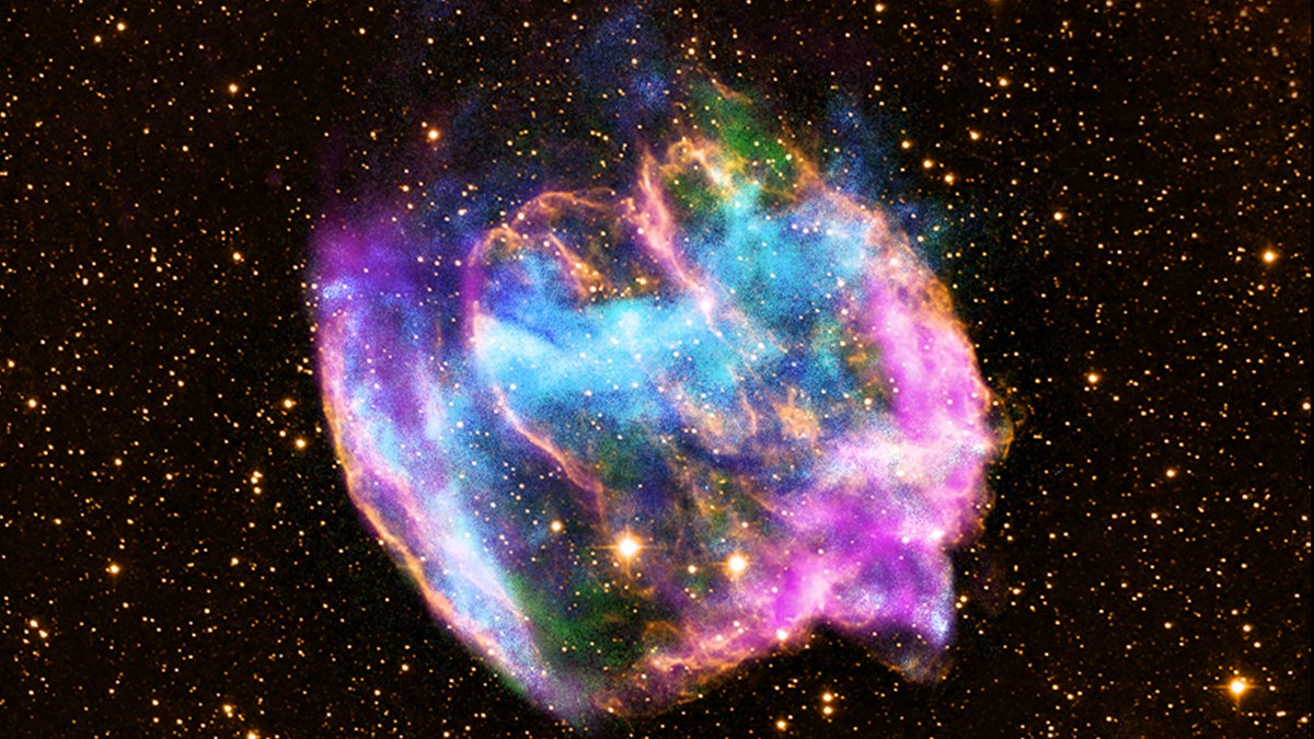 Supernova W49B distorted remnant = Beautiful!