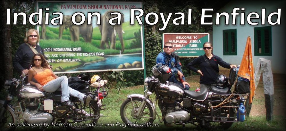 India on a Royal Enfield