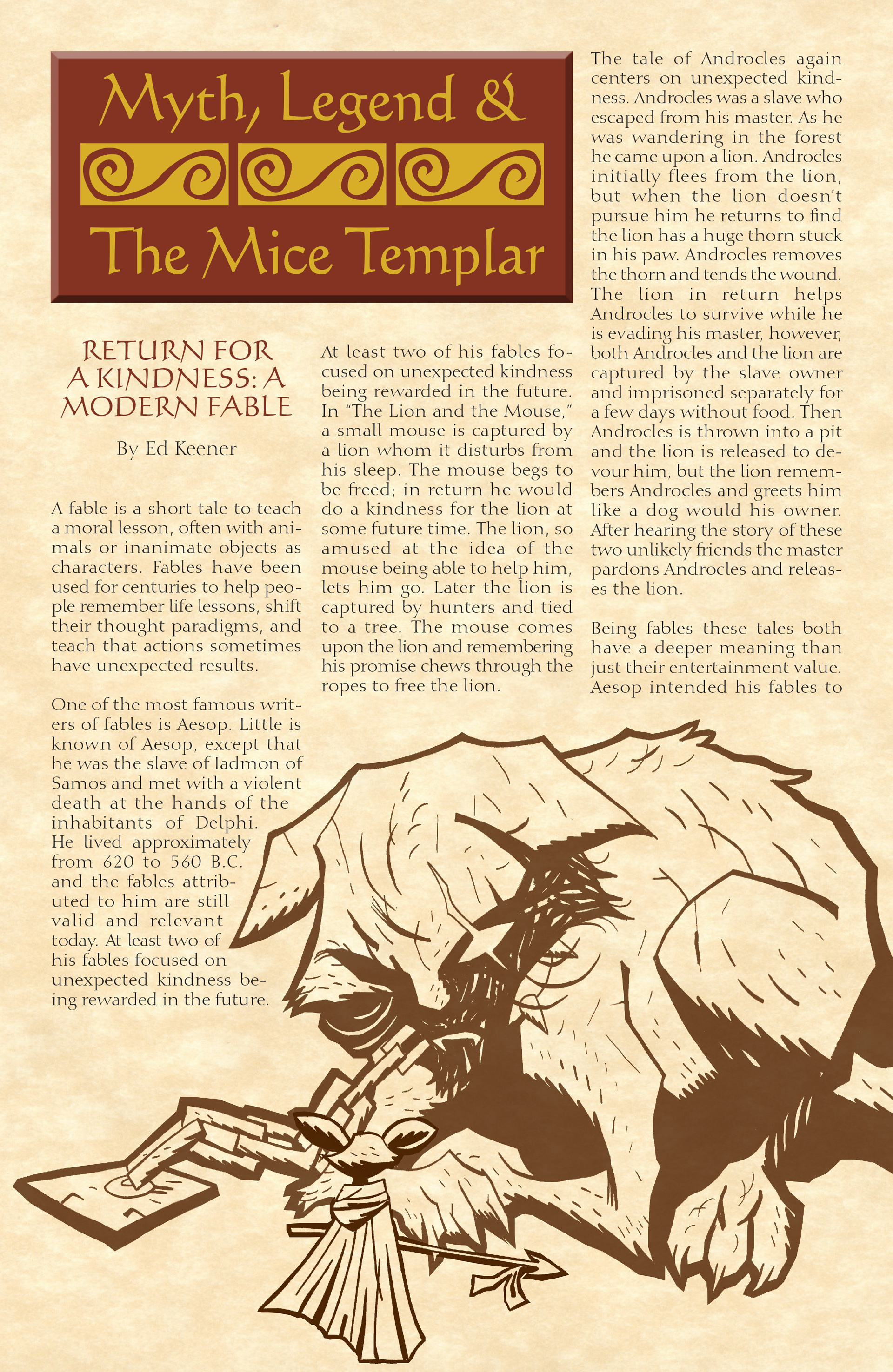 The Mice Templar Volume 4: Legend issue 10 - Page 27