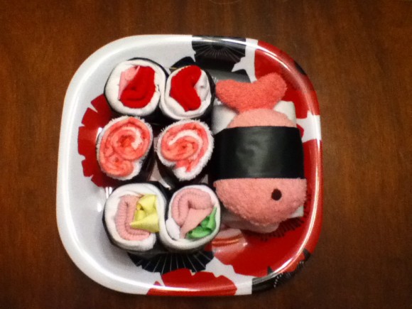 How Cute...baby sushi shower gift by Rhonda
