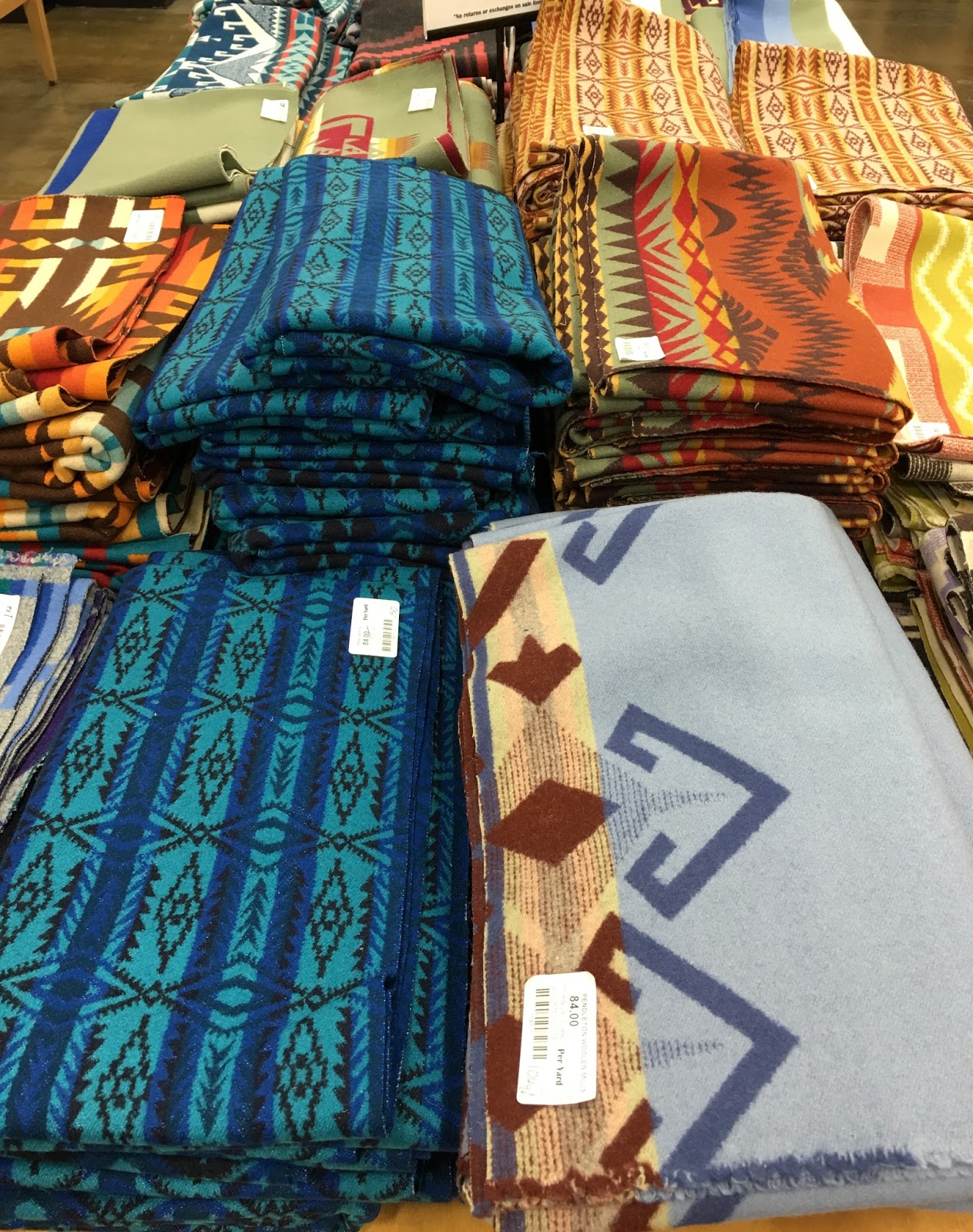 Moments of Delight...Anne Reeves Portland Pendleton Woolen Mill Store