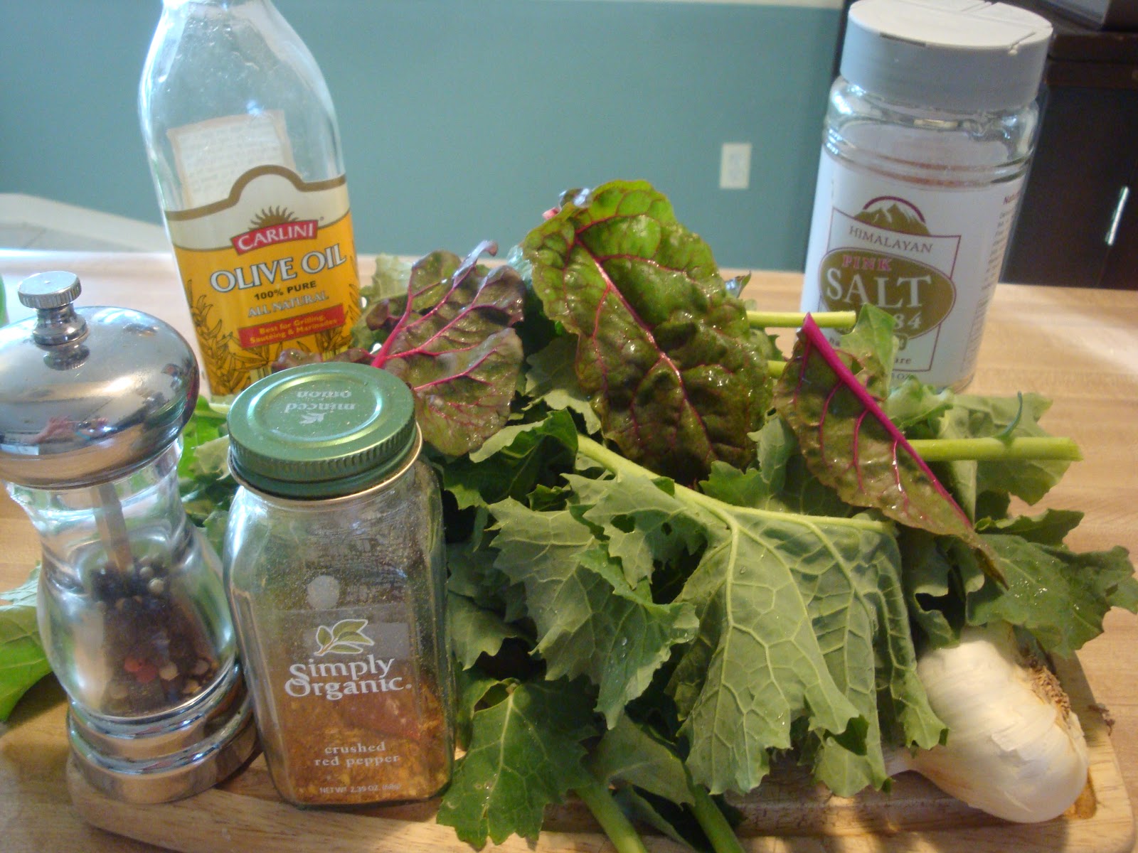 Tenderfoot Hearth Cooking the Kale and Swiss Chard!