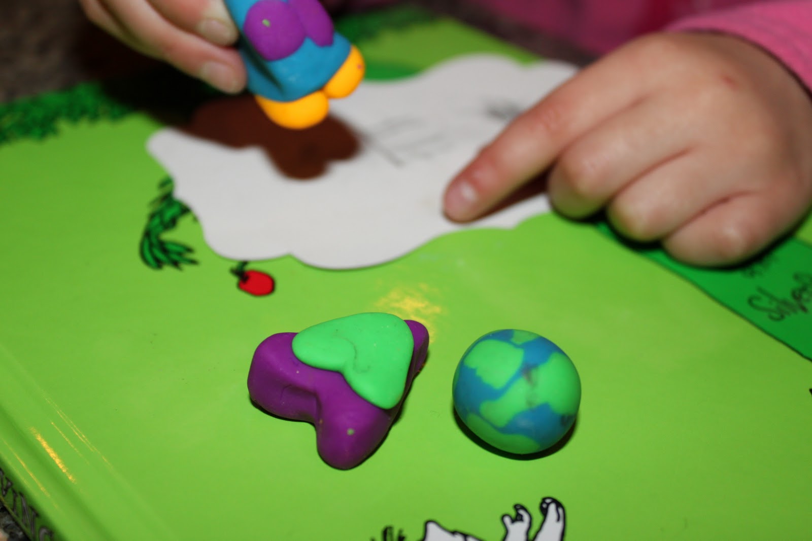 Green Owl Art Sculpey Eraser clay