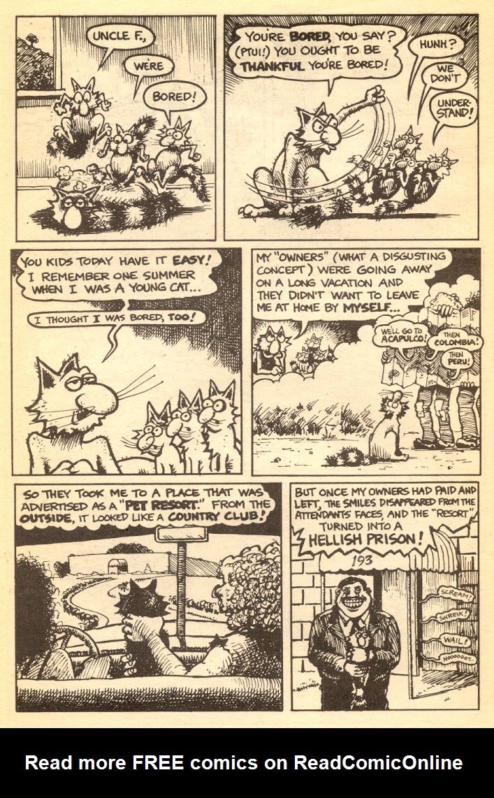 Read online Adventures of Fat Freddy's Cat comic -  Issue #3 - 6