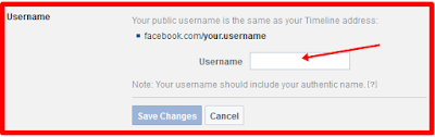 Facebook Username Change