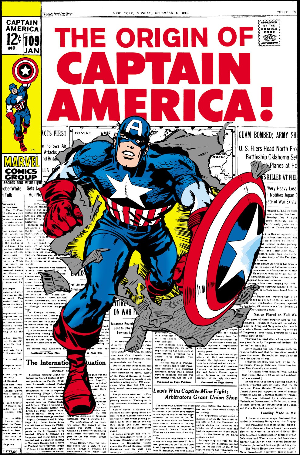 Read online Captain America (1968) comic -  Issue #109 - 1