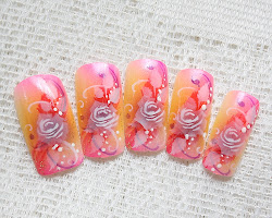 airbrush nail tips designs
