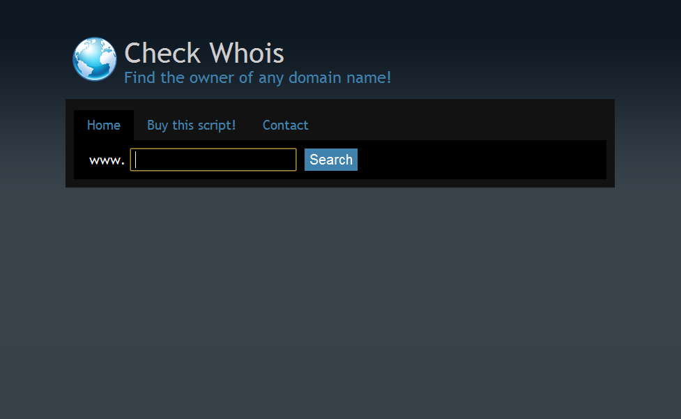 How to Find Out Owner of The site ! Net Frootz