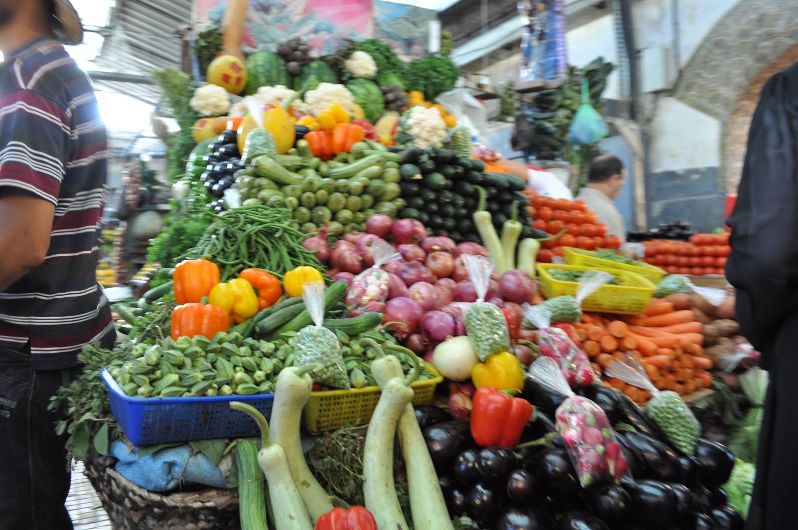Marokkansk grønnsaksmarked