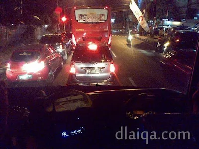 suasana lalu lintas di Kota Bandar Lampung (2)