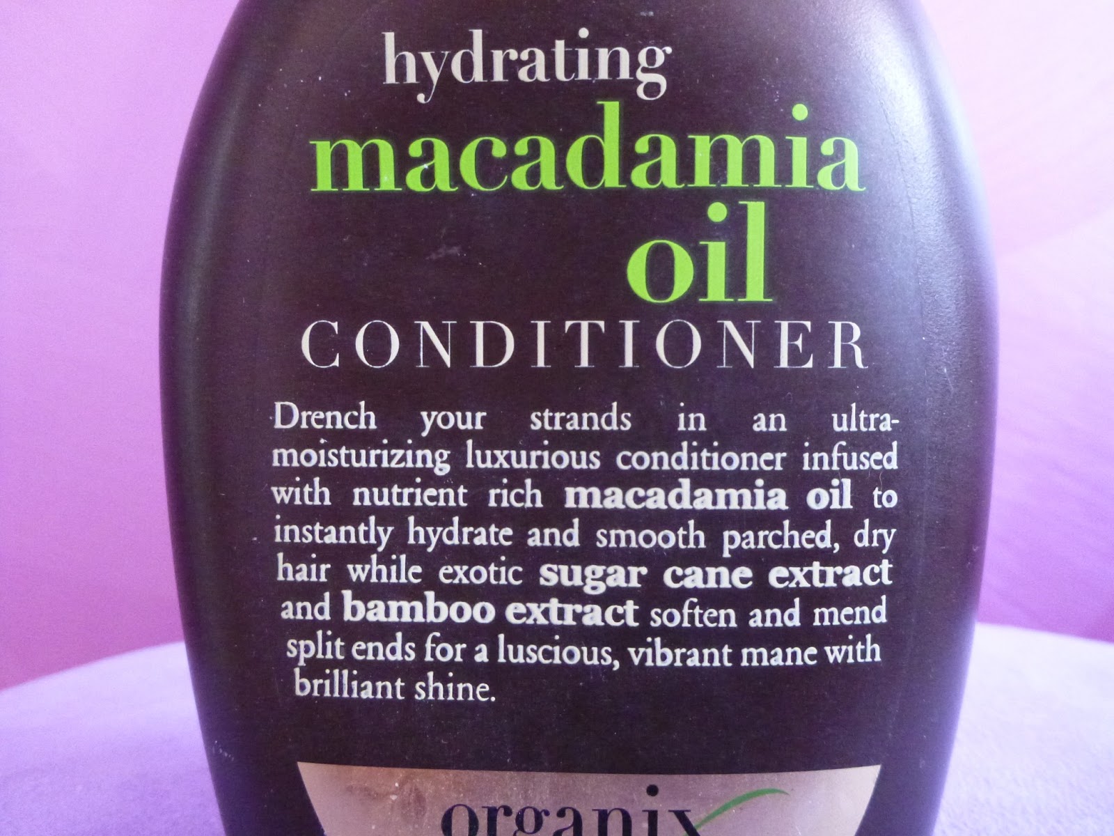 Australian Beauty Review Organix Macadamia Oil Shampoo & Conditioner