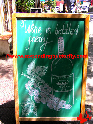 Wine is Bottled Poetry, Signs, New York City, NYC, Street Art, Wordless Wednesday, Pictures, Photos