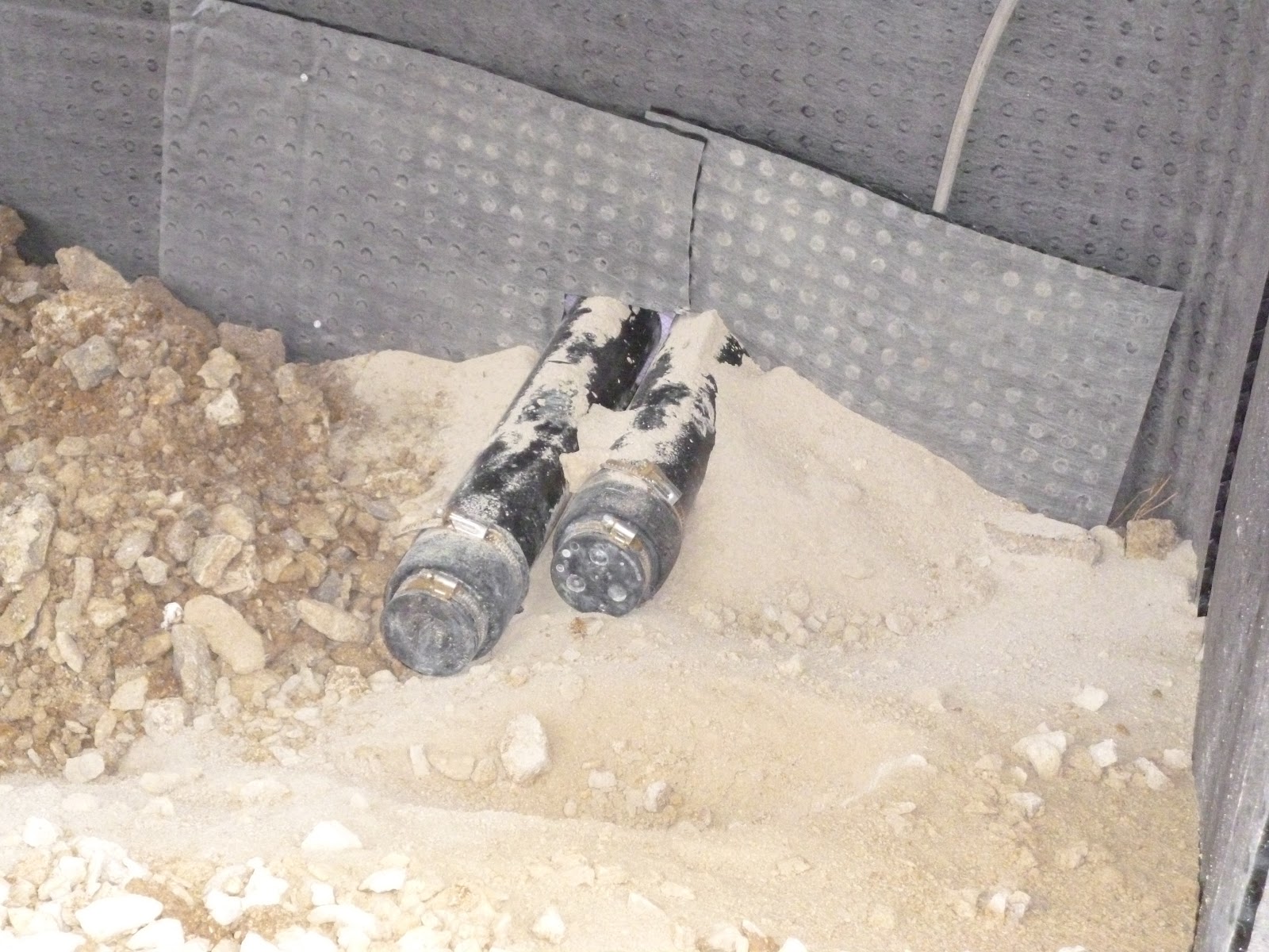 Unser Generation 5.0 Weberhaus mit Pultdach: Verfüllen Ostseite + Drainage