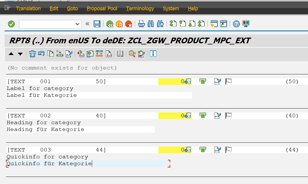 SAP ABAP Central: How to change the annotations sap:label, sap:heading ...