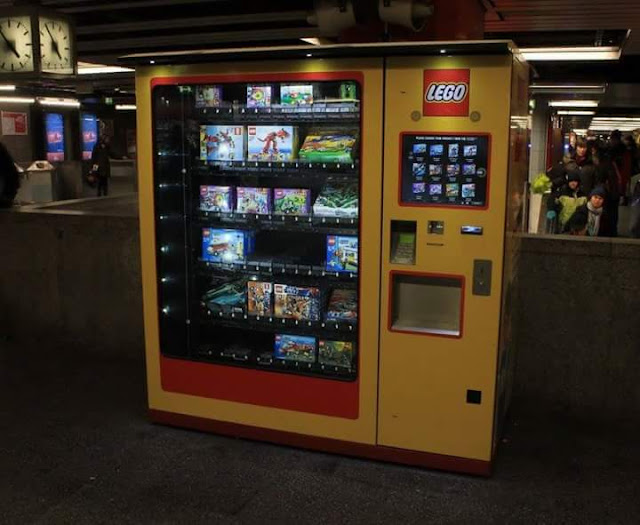 Máquina de vendas automática de LEGO