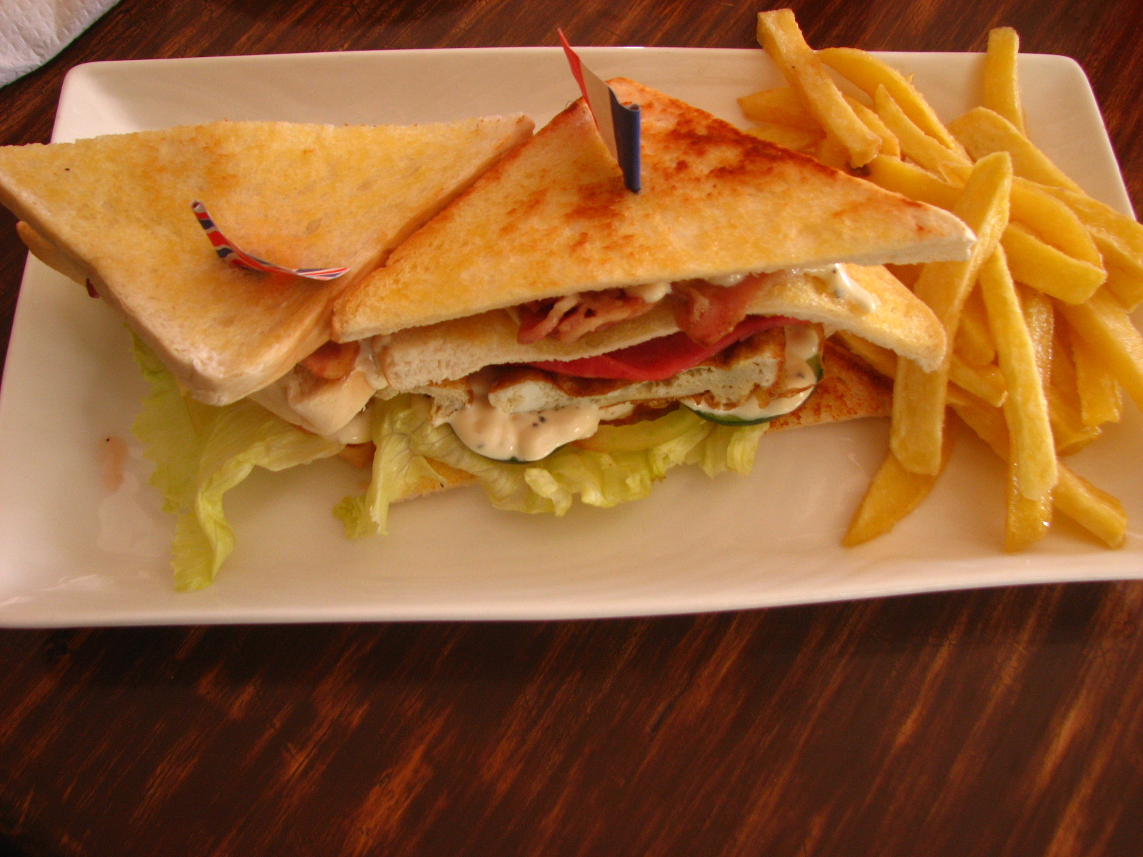 Urdalicious Clubhouse Sandwich Cuisinero Restaurant
