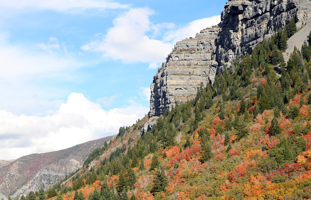 Utah mountains in the fall
