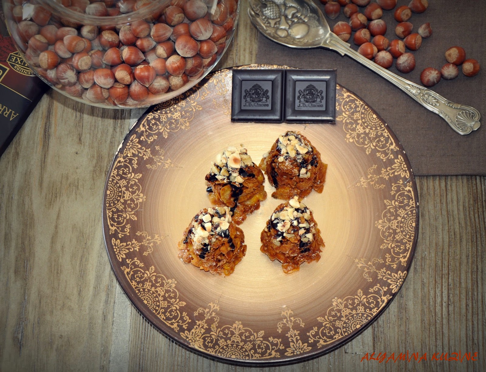 KOZALAK TATLISI (CORNFLAKES VE METRO ÇİKOLATA) ALYAMİNA KUZİNE