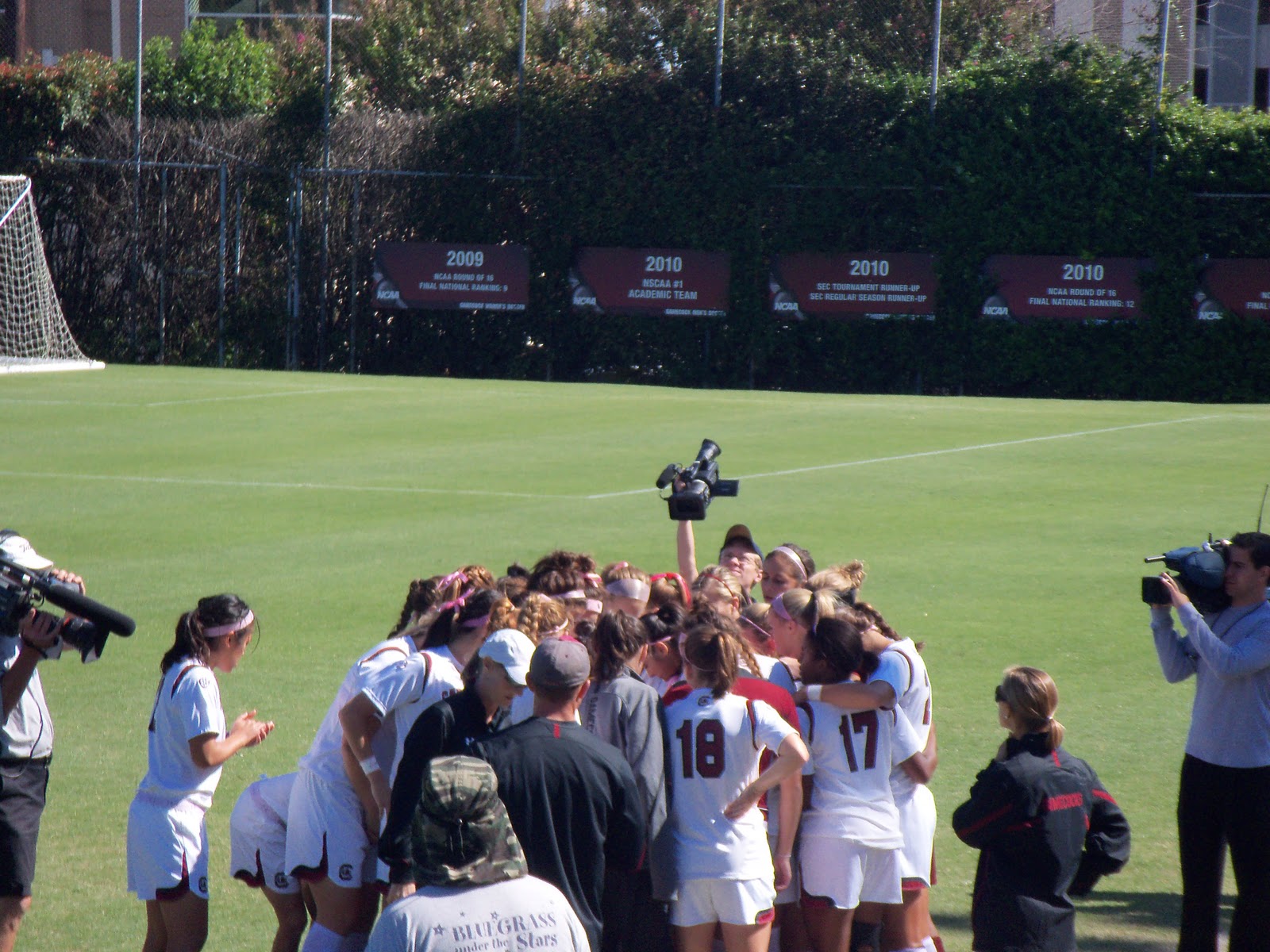 The Merritts in South Carolina! USC Women's Soccer game