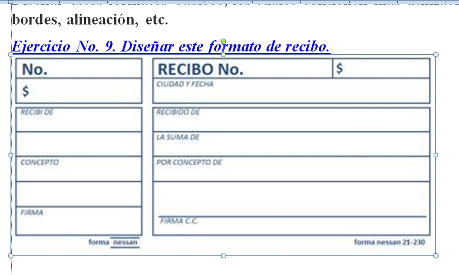 tecnologia informÁtica practica formatos excel
