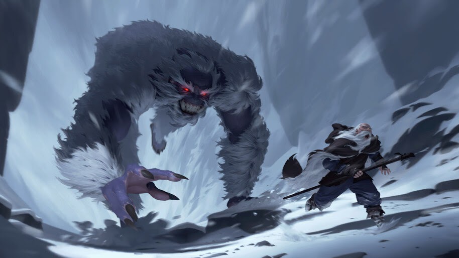 Icy Yeti, Legends of Runeterra, 4K, #3.1760