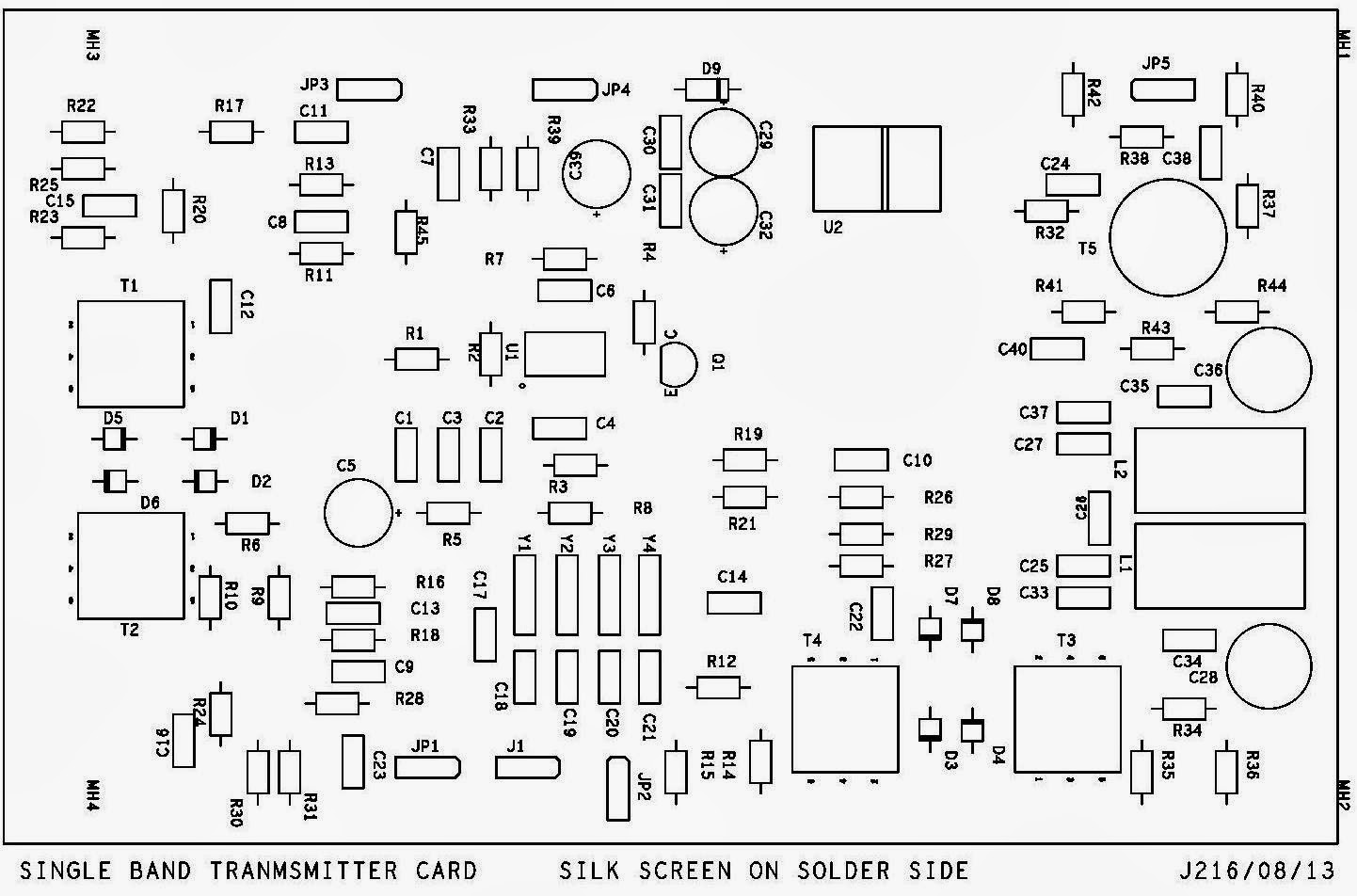 Ham Radio MIPL: SB-7 TRANSCEIVER TX SCHEMATIC