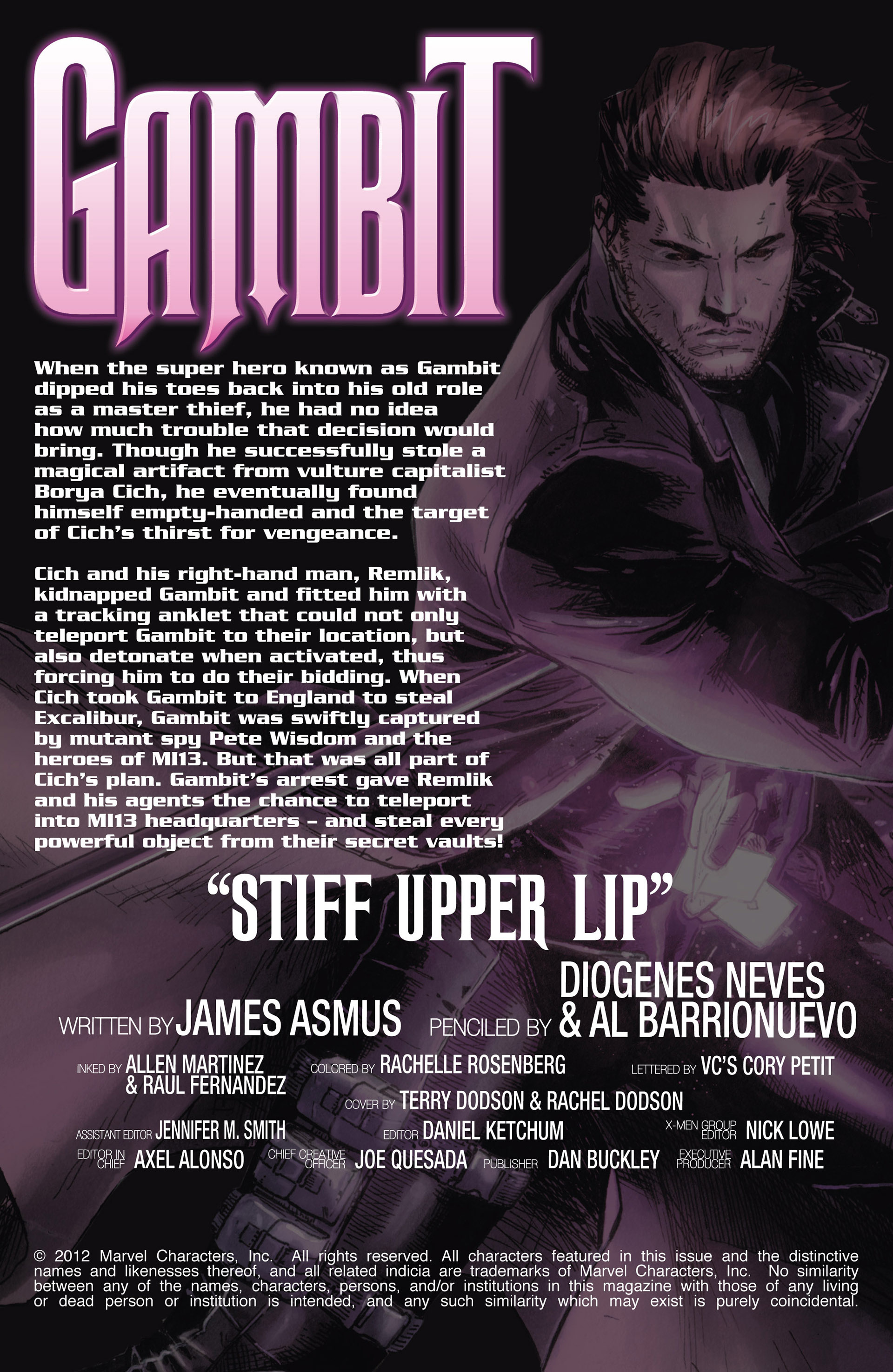 Gambit (2012) issue 7 - Page 2